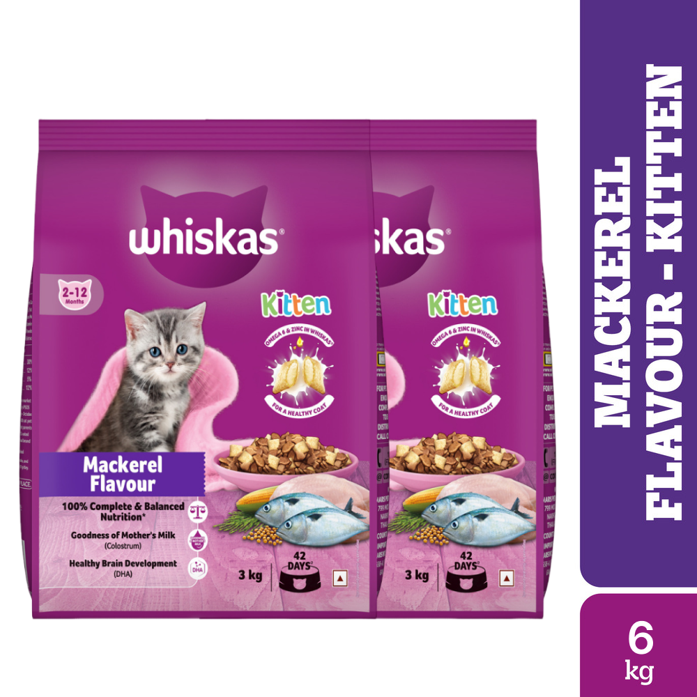 Whiskas Mackerel Flavour Kitten (2 to 12 months)Cat Dry Food