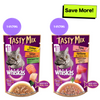 Whiskas Chicken With Salmon Wakame Seaweed and Tuna with Kanikama and Carrot in Gravy Tasty Mix Adult Cat Wet Food Combo Cats-Wet Food Whiskas 28x70g