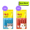 Me O Creamy Crab and Chicken & Liver Cat Treats Combo Cats-Treats & Others Me O 6x60g(24pcs)