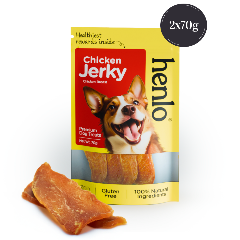 Henlo Chicken Jerky Dog Treats I Guilt Free I High Protein