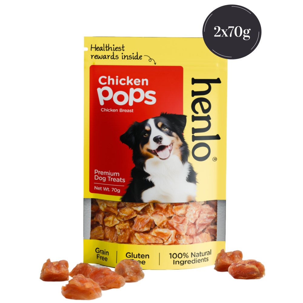 Henlo Chicken Pops Dog Treats I Guilt Free I High Protein