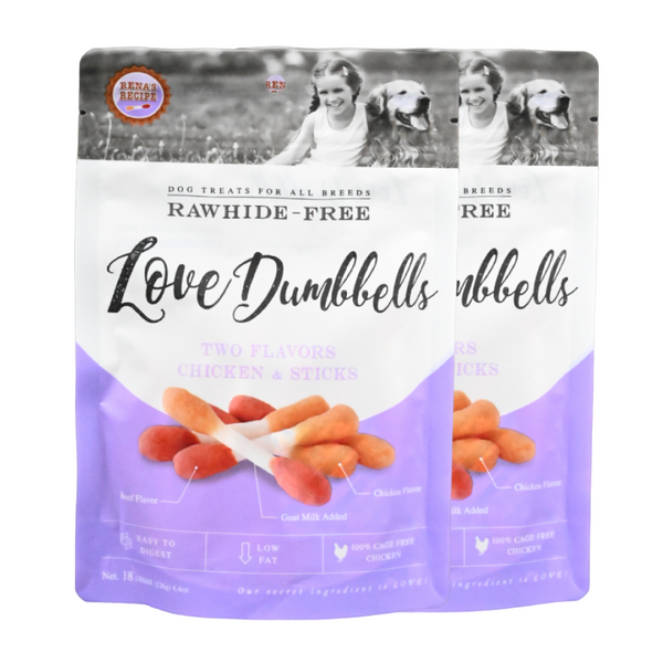 Rena Love Dumbbell Treats for Dogs