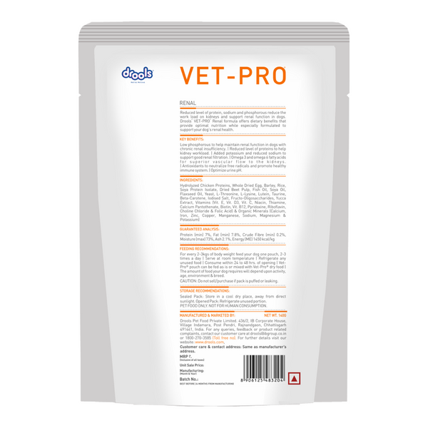 Drools VET PRO Renal Pet Wet Food for Dogs