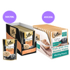 Sheba Chicken With Tuna In Gravy and Fish with Dry Bonito Flake Premium Cat Wet Food Combo Cats-Wet Food Sheba 56x70g + 48x35g