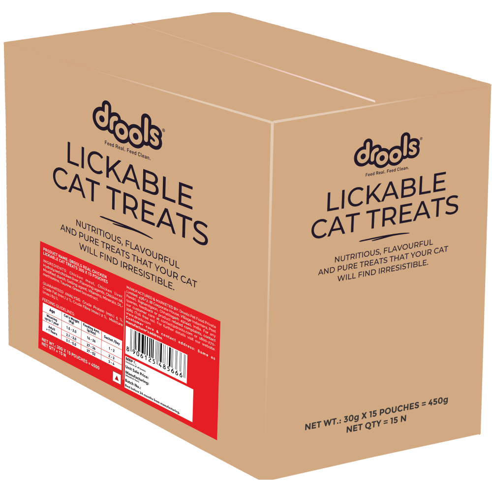 Drools Real Chicken Creamy Lickable Cat Treats Cats-Treats & Others Drools