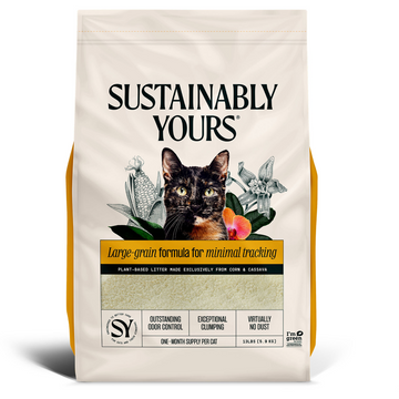 Sustainably Yours Multi Cat Unscented Large Grains Cat Litter