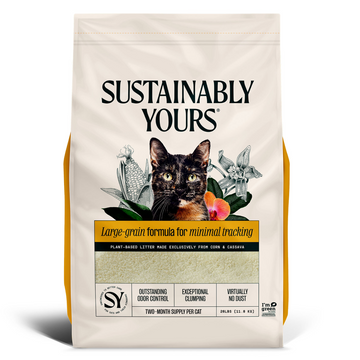 Sustainably Yours Multi Cat Unscented Large Grains Cat Litter