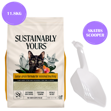 Sustainably Yours Multi Cat Unscented Large Grains Cat Litter