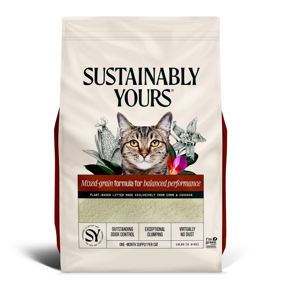 Sustainably Yours Multi Cat Unscented Mixed Granules Cat Litter