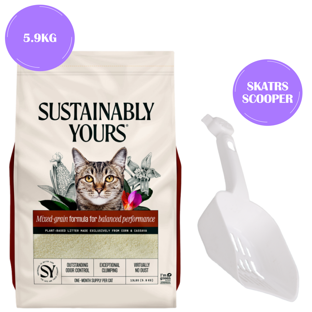 Sustainably Yours Multi Cat Unscented Mixed Granules Cat Litter