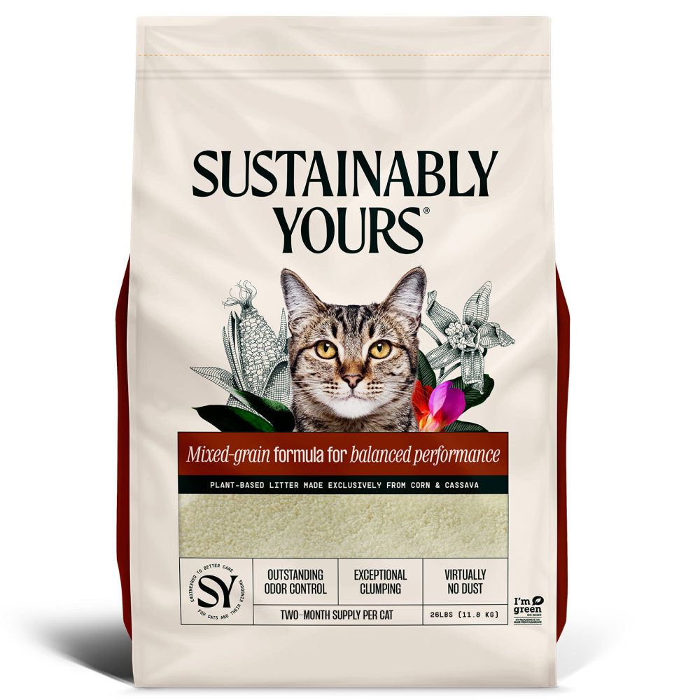 Sustainably Yours Multi Cat Unscented Mixed Granules Cat Litter