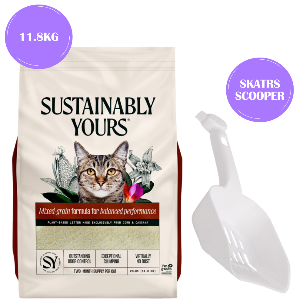 Sustainably Yours Multi Cat Unscented Mixed Granules Cat Litter