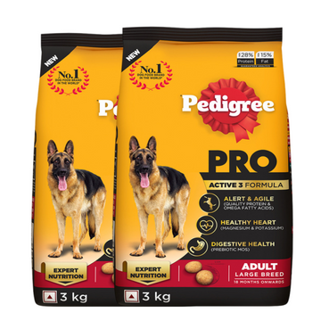 Pedigree PRO Expert Nutrition Active Adult (18 Months Onwards) Large Breed Dog Dry Food