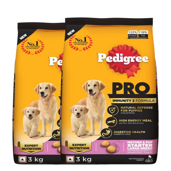 Pedigree PRO Expert Nutrition Lactating/Pregnant Mother Puppy Starter(3 to 12 Weeks) Large Breed Dog Dry Food