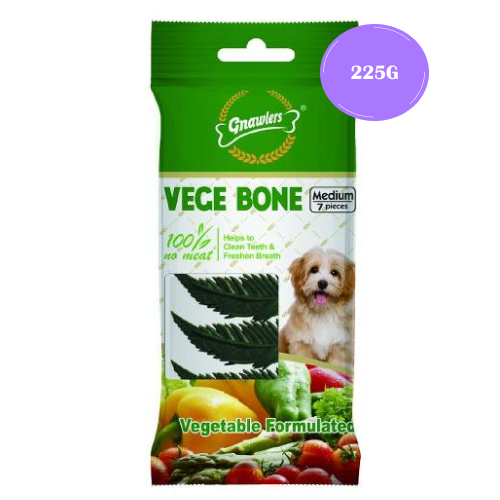 Gnawlers Vegetable Bone Dog Treats Dog Treats + Others Gnawlers 225g