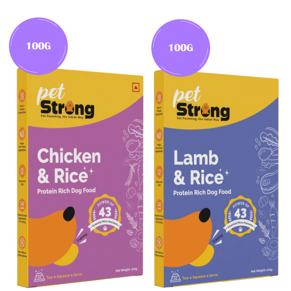 PetStrong Chicken and Rice & Lamb and Rice Fresh Food for Dogs Combo