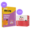 PetStrong Chicken and Rice Fresh Food and 2.2  Meal Protein Booster for Dogs Combo