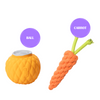 Skatrs Latex Squeaky Pineapple Shaped Toy for Dogs and Cats (Yellow)