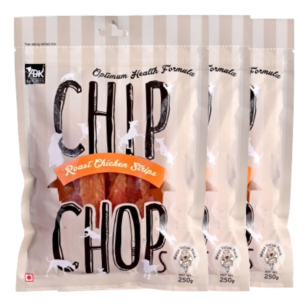 Chip Chops Roast Chicken Strips Dog Treats