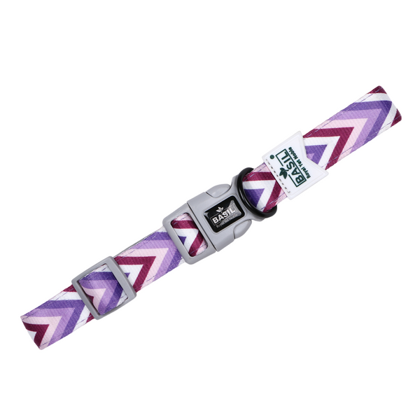 Basil Printed Collar for Dogs (Purple)