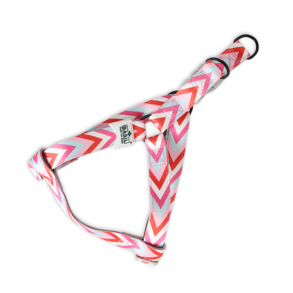 Basil Printed Adjustable Harness for Dogs (Pink)