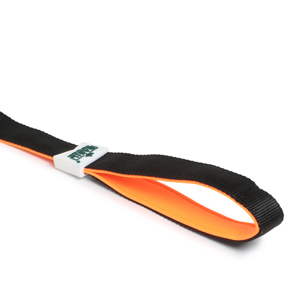 Basil Nylon Padded Leash for Dogs (Black) Dogs-Collar, Leashes, harnesses Basil