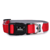 Basil Nylon Padded Collar for Dogs (Red) Dogs-Collar, Leashes, harnesses Basil