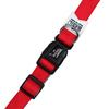 Basil Nylon Padded Collar for Dogs (Red) Dogs-Collar, Leashes, harnesses Basil