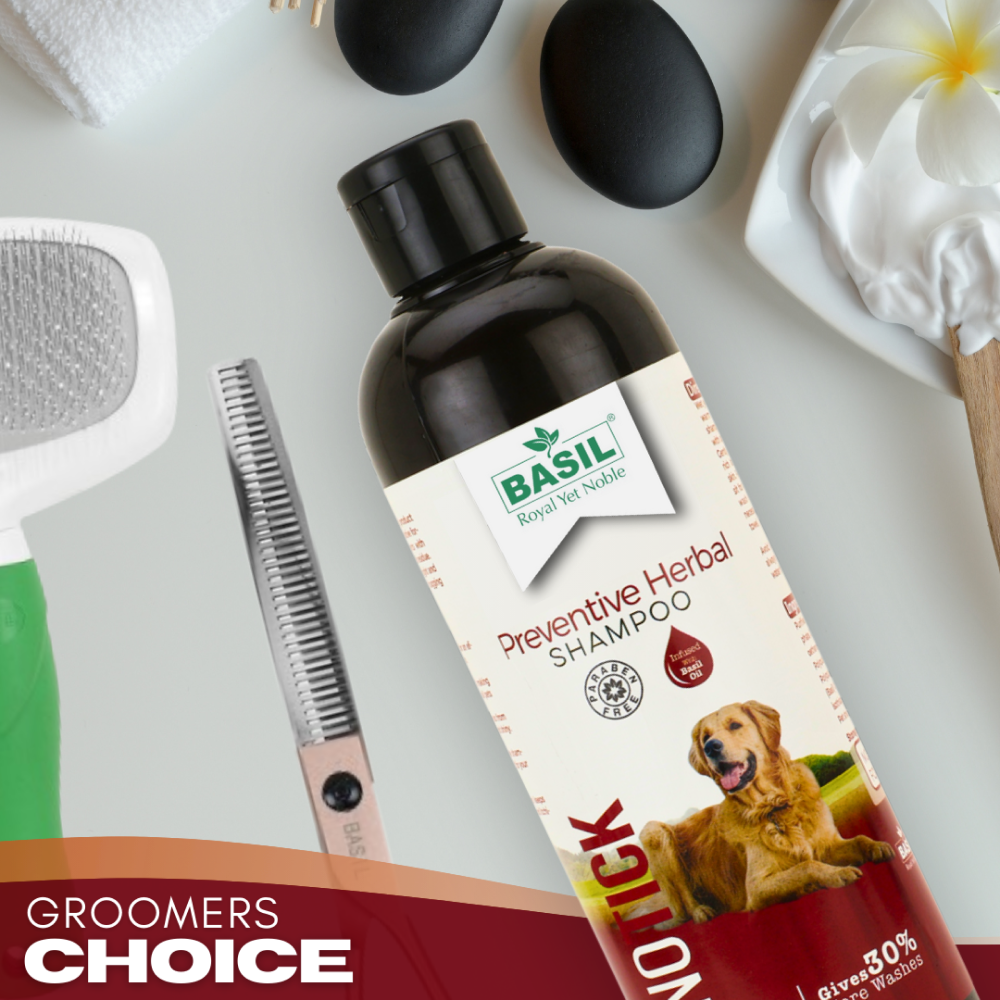 Basil Oat & Aloe Moisturising Shampoo for Dogs and Cats Both-Grooming Supplies Basil
