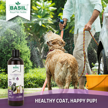 Basil Silky Soft Conditioning Dog Shampoo