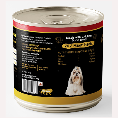 Dog Meal Chicken and Liver Meals Dog Wet Food