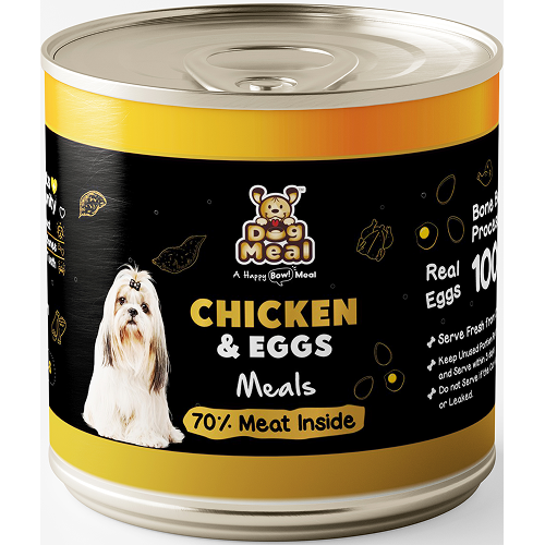 Dog Meal Chicken & Fish and Chicken & Egg Meals Dog Wet Food Combo
