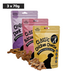 Floof & Co Pork Chew, Bacon Cheese and Chicken Cheese Dog Treats Combo Dog Treats + Others Floof & Co 3x70g