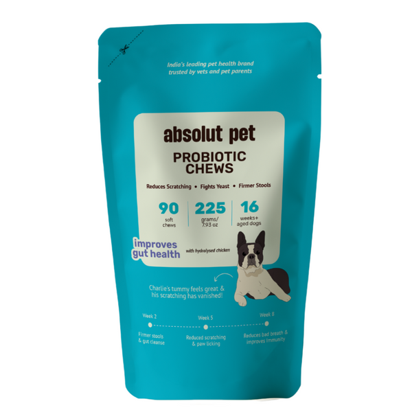 Absolut Pet Probiotics Gut Health Dog Supplements