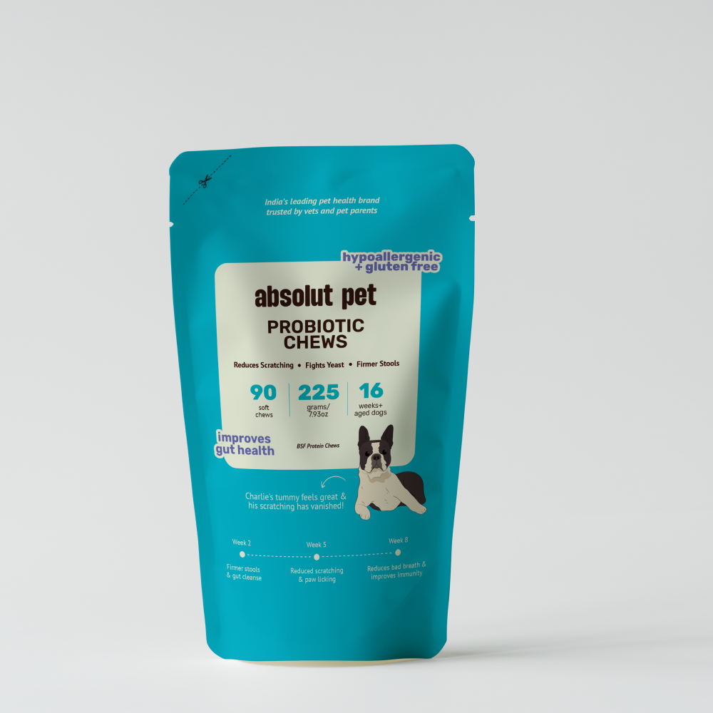 Absolut Pet Probiotics Hypoallergenic Gut Health Dog Supplement Dogs-Health & Wellness Absolut Pet 90pcs