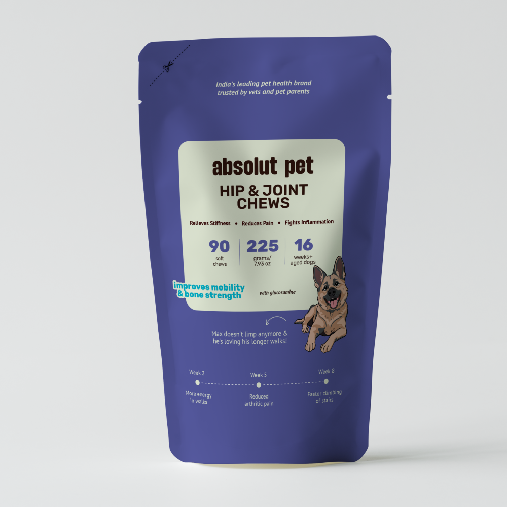 Absolut Pet Hip and Joint Care Dog Supplement Dogs-Health & Wellness Absolut Pet 90pcs
