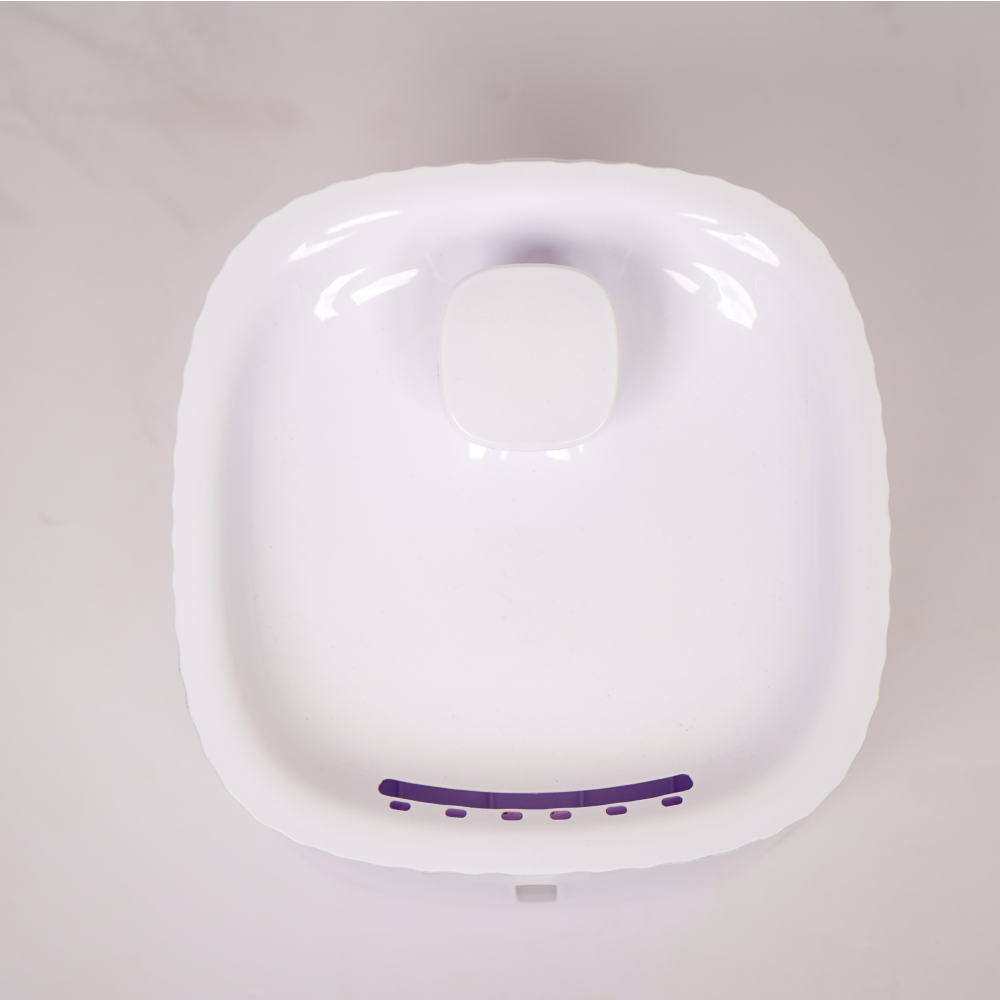 Skatrs Water Fountain with Adapter for Dogs and Cats (White) Rewards Both-Bowls & Feeders Skatrs