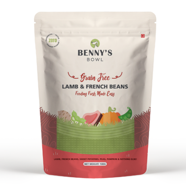 Bennys Bowl Lamb and French Beans & Chicken and Pumpkin Dog Fresh and Wet Food Combo