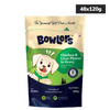 Bowlers Chicken and Liver Recipe in Gravy Puppy Dog Wet Food Dogs-Wet Food Bowlers 48x120g