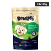 Bowlers Chicken and Liver Recipe in Gravy Puppy Dog Wet Food Dogs-Wet Food Bowlers 24x120g