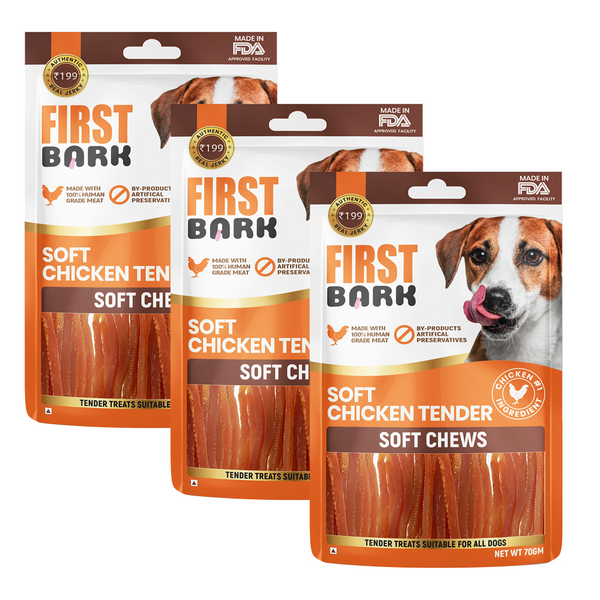 First Bark Soft Chicken Tenders Dog Treats