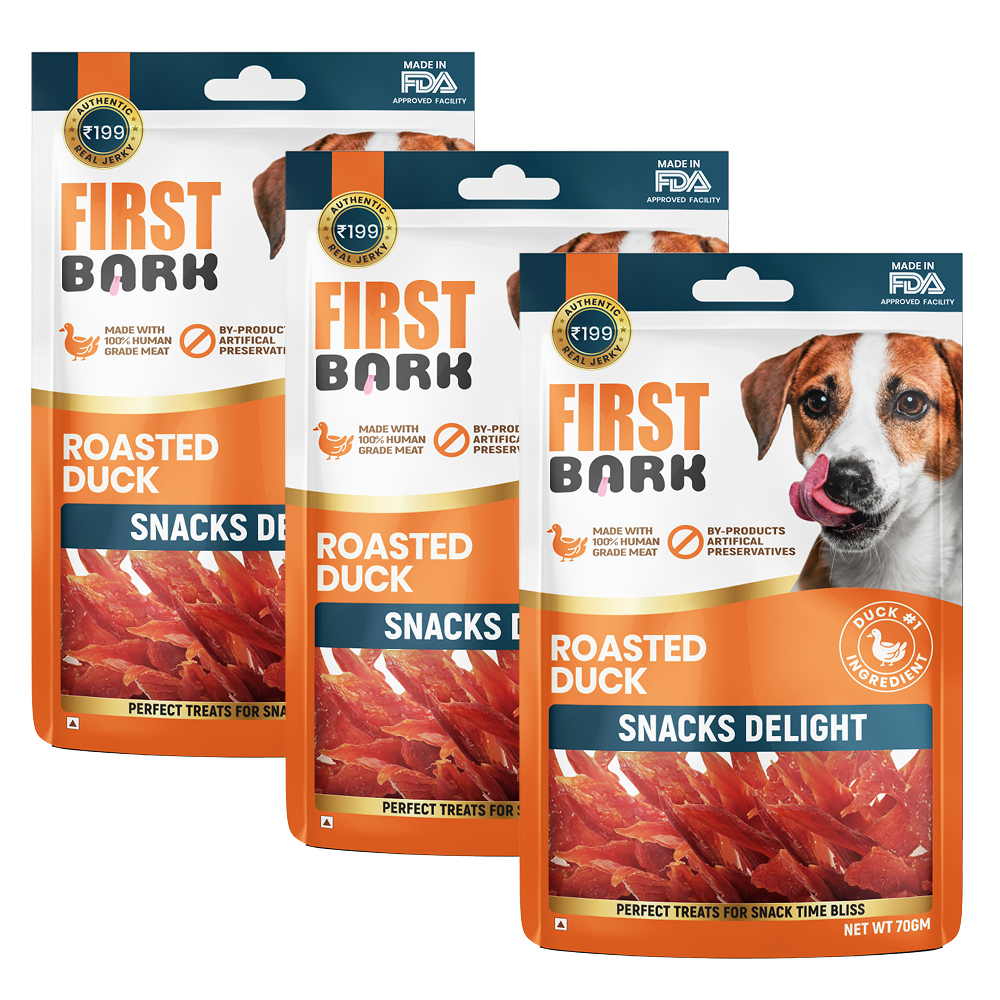 First Bark Soft Roasted Duck Dog Treats Dog Treats + Others First Bark 3x70g