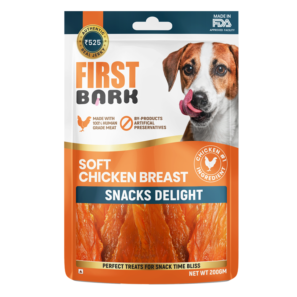 First Bark Soft Chicken Breast Dog Treat Dog Treats + Others First Bark 200g