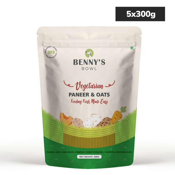 Bennys Bowl Paneer and Oats Rice Dog Fresh and Wet Food