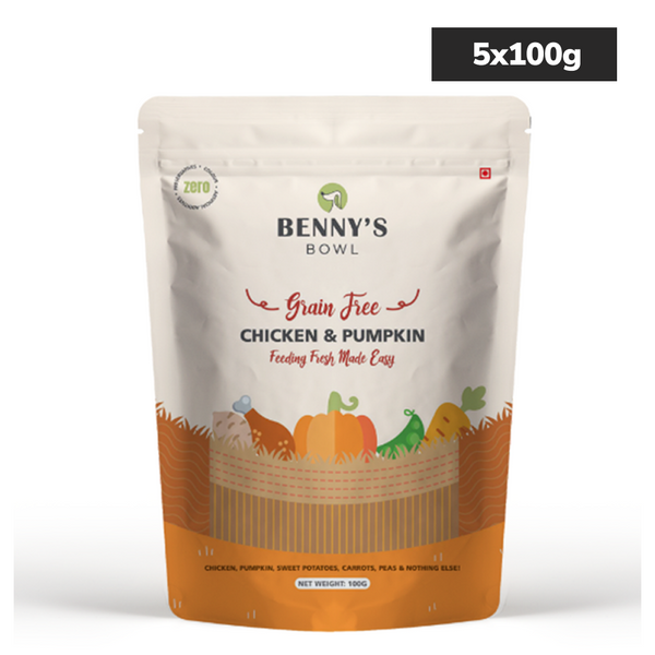 Bennys Bowl Chicken and Pumpkin Dog Fresh and Wet Food