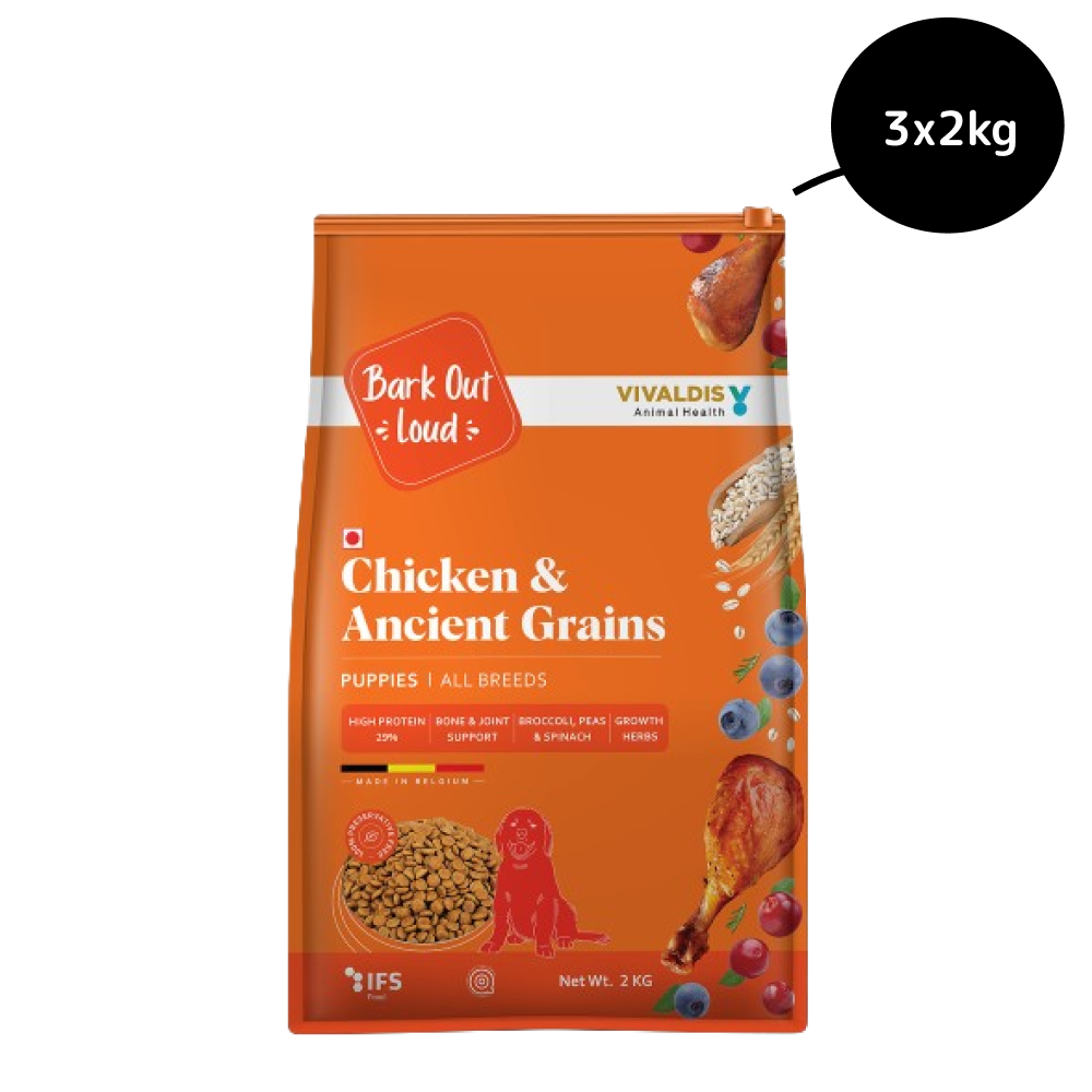 Bark Out Loud Chicken & Ancient Grains Puppy Dry Food