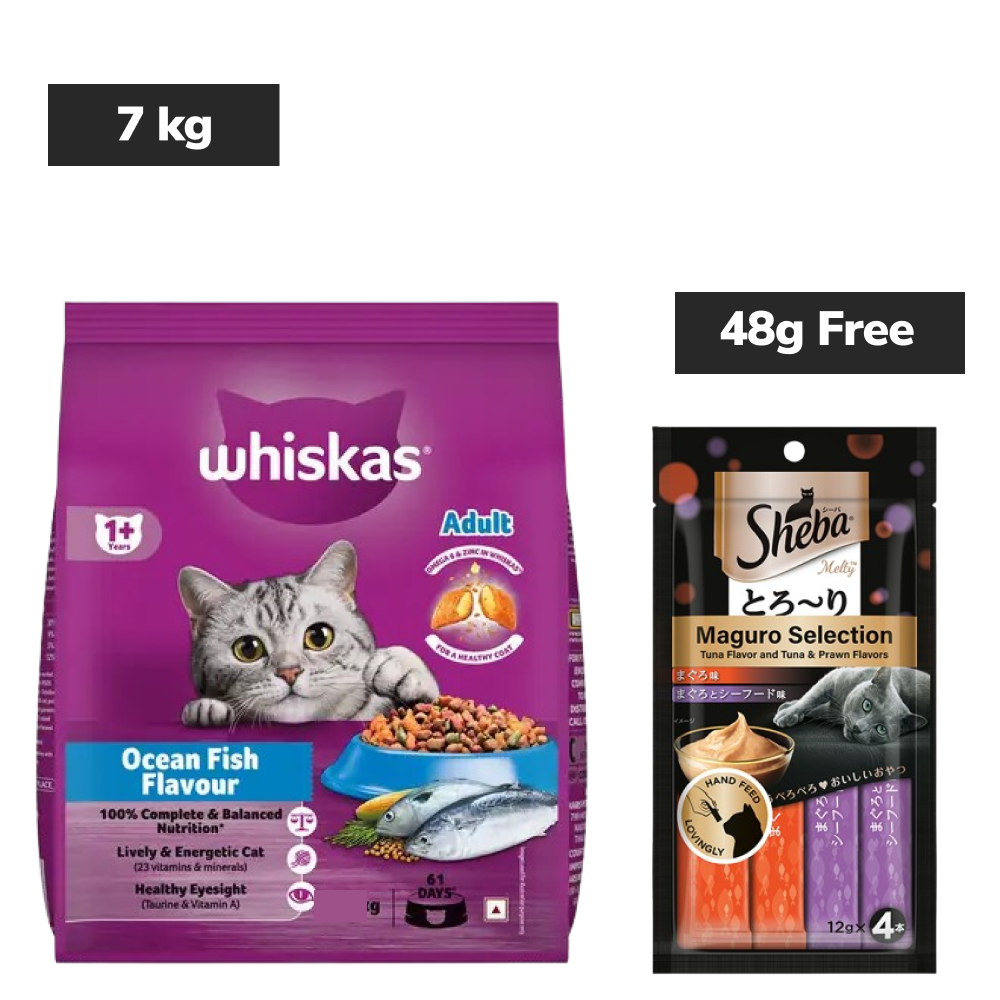 Whiskas Ocean Fish Flavour Adult Cat Dry Food