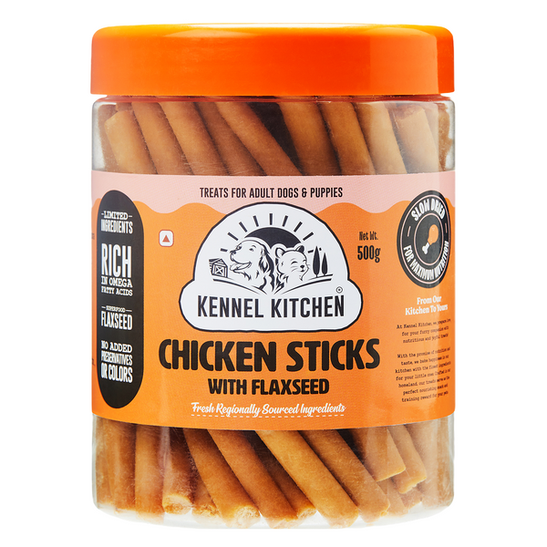 Kennel Kitchen Chicken Stick with Flaxseed Dog Treats
