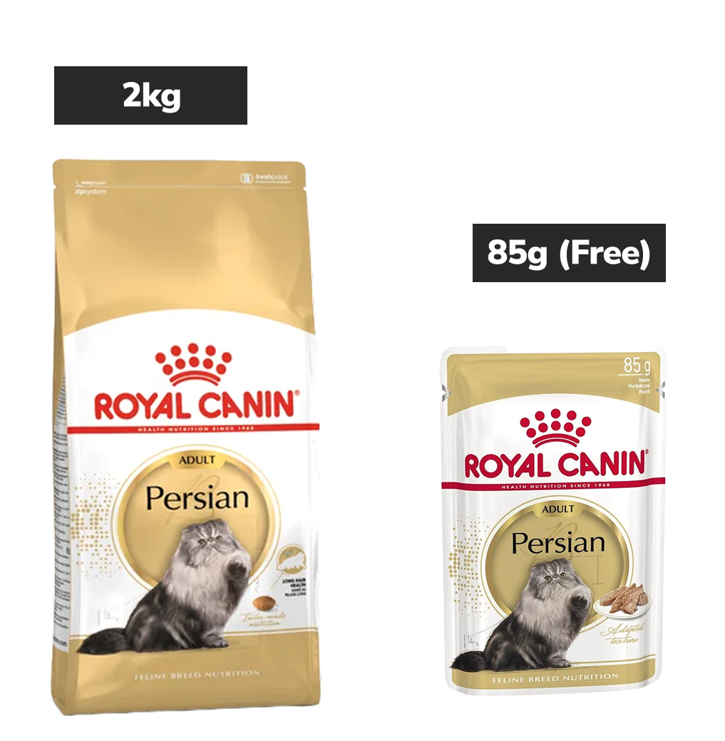 Royal Canin Persian Adult Cat Dry Food Cats- Dry food Royal Canin 2kg+85g (Wet Free)