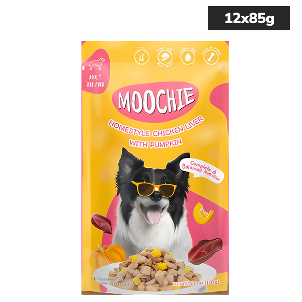 Moochie Homestyle Chicken Liver and Pumpkin Gravy Adult Dog Wet Food